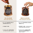 Flower of Life Incense Brick Burner
