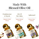 Frankincense & Myrrh, Lily of the Valley, Spikenard Anointing Oils Gift Set