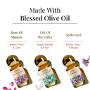 Rose of Sharon, Lily of the Valley, Spikenard Anointing Oils Set of 24