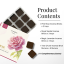 Botanico Incense Bricks & Burner Display Set