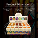 Frankincense, Myrrh, Frankincense & Myrrh Anointing Oils - Display Set of 24