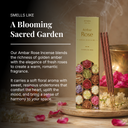 Ambar Rose Temple Incense Sticks