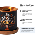 Nag Champa Incense Bricks & Burner Display Set