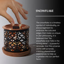 Snowflake Incense Brick Burner